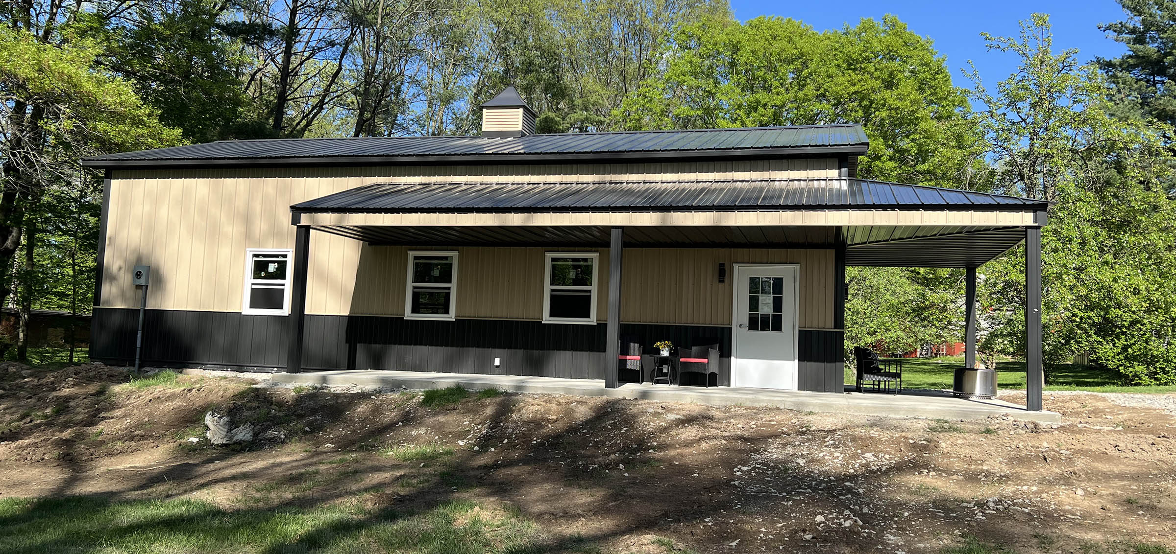 Pole Barn Office and Shop Building Project